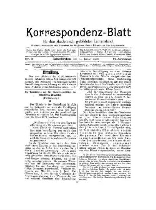 Die Vereidigung und das Beamtenverhältnis der Oberlehrer-Anwärter : II.