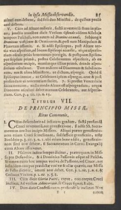 Titulus VII.