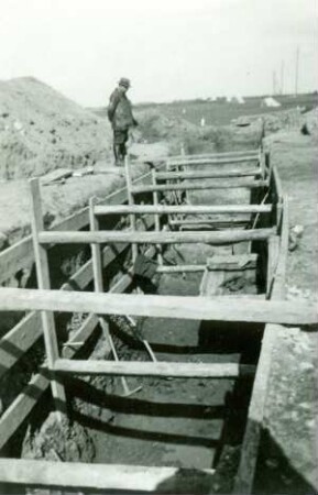 Saaledurchstich Eiserfurt (Kalkbergrutsch bei Bernburg), Latdorf, 1933