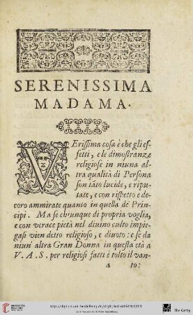Serenissima Madama