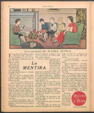 La mentira : Los cuentos de Mama Nona
