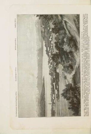 Südbayerische Seenlandschaft. Der Starnberger See (584 m). Größte Tiefe 123 m, Länge 20 km