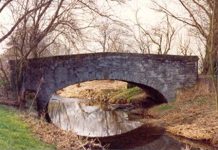 Brücke über die Werre. Detmold. Volkhausenstr. Papierabzug