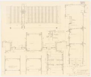 Arzthaus Prof. Bernhardt, Berlin-Charlottenburg: Gartentür und -Tor: Ansicht 1:10, Detail 1:1