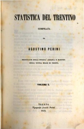 Statistica del Trentino, 1