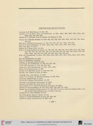 Ortsverzeichnis