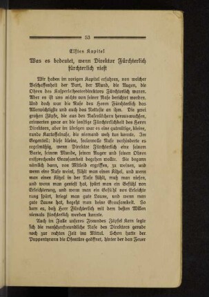 Elftes Kapitel Was es bedeutet, wenn Direktor Fürchterlich fürchterlich niest