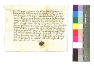Hans Schilling: Dienstgeld; Siegel: Hans Schilling (ausgebrochen).