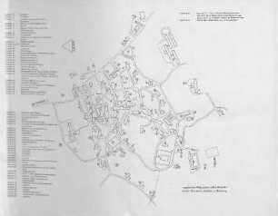 Lageplan der Medizinischen Fachbereiche und der Universitätskliniken in Homburg