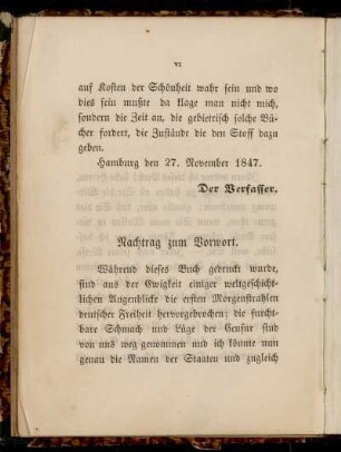 Nachtrag zum Vorwort