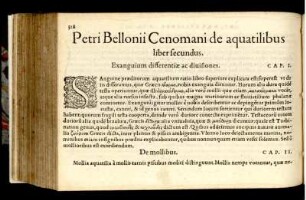 Exanguium differentiae ac divisiones. Cap. I.