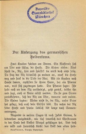 Deutsche Mythologie