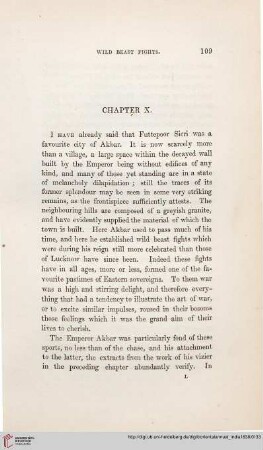 Chapter X: Wild Beast Fights – Allahabad