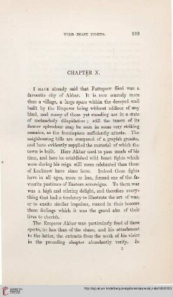 Chapter X: Wild Beast Fights – Allahabad