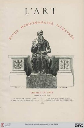 8: L' art: revue hebdomadaire illustrée