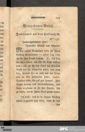 Vierzehnter Brief.
