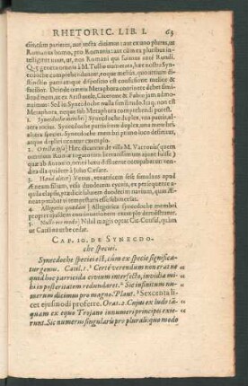Cap. 10. De Synecdoche speciei.