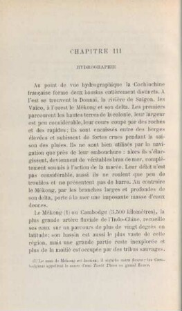 Chapitre III. Hydrographie