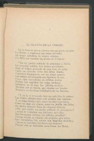 El llanto de la virgen