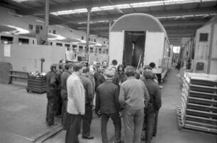 Planungen der Bundesbahn-Hauptverwaltung zur Stillegung des Ausbesserungswerks Karlsruhe