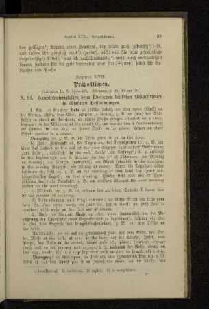 Kapitel XVII. Präpositionen.