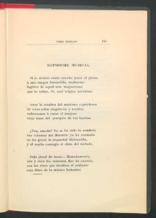 Reproche musical