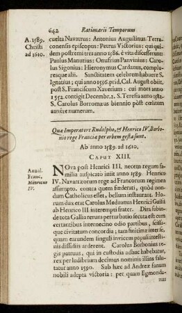 Caput XIII. - Caput XIV.