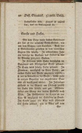 Gerste und Hafer