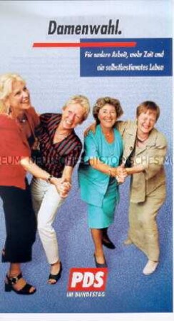 Wahlwerbung der PDS zur Bundestagswahl 1998