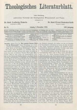 385-387 [Rezension] Was bedeutet Herman Wirth für die Wissenschaft?