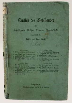 Quellen des Wohlstandes für intelligente Besitzer kleiner Grundstücke