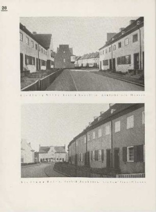 Siedlung Britz, Bezirk Neukölln. Einfamilien - Häuser ; Siedlung Britz, Bezirk Neukölln. Einfamilien Häuser