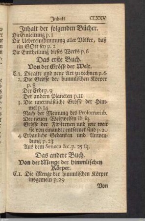 Inhalt der folgenden Bücher: