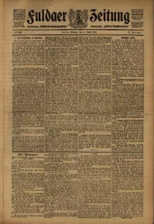 Ausgabe vom Montag, den 04. Juli 1910.