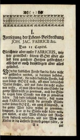 Ein und zwantzigster Theil. Artikel 1. - 8.