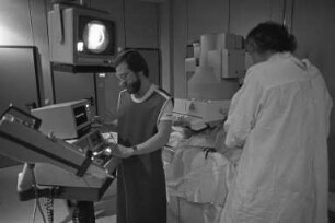 Vorstellung des neuen Röntgenverfahrens "digitale Subtraktions-Angiographie" im Diakonissen-Krankenhaus Karlsruhe-Rüppurr