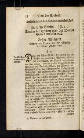 18-159, Zweytes Capitel. Drinn die Existenz oder das Daseyn Gottes erwiesen wird