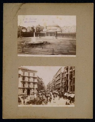 Piazza del Plebiscito und Via Toledo (Via Roma), Neapel: Ansicht