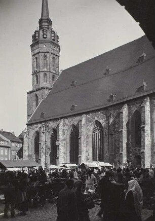 Bautzen, Markttreiben vor St. Petri