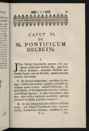 39-54, VI. De Decretis SS. Pontificum.