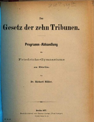 Jahresbericht : über das Schuljahr Ostern ..., 1876/77 (1877)