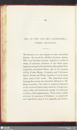 Era of the old red sandstone - fishes abundant