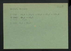 Hiller, Wilhelm