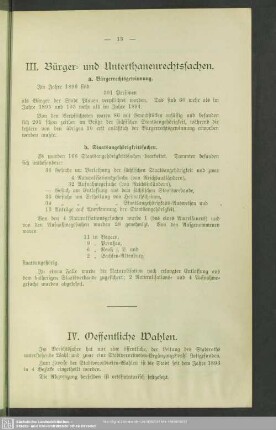 IV. Oeffentliche Wahlen