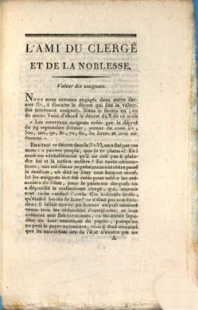 Le défenseur des opprimés. 7. 1790