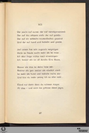 XCI: Der pocht auf kunst · der auf vermögensstand