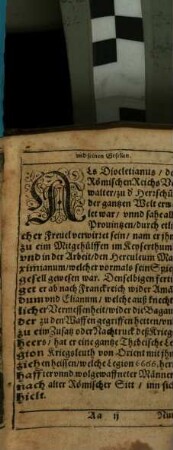 Von dem Leben und Martyr der dapfferen weitberühmpten Thebeischen Rittern und Martyrern S. Mauritzen und seiner Gesellen, welche die öbersten Haußherren unnd Patronen dises würdigen Gottshauß seind, nach Gott unnd seiner lieben Mutter Maria