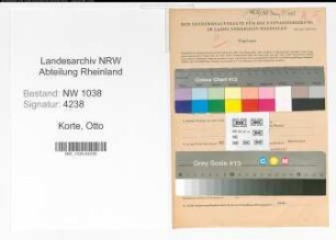 Entnazifizierung Otto Korte , geb. 16.04.1908 (Revisor)