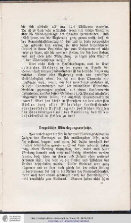 Vergebliche Widerlegungsversuche