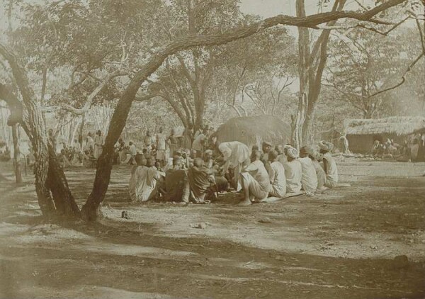 Camp picture of the "Mountain of Pearls" on the Sindi River.